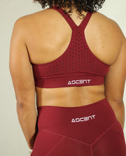 Red sports crop, with support